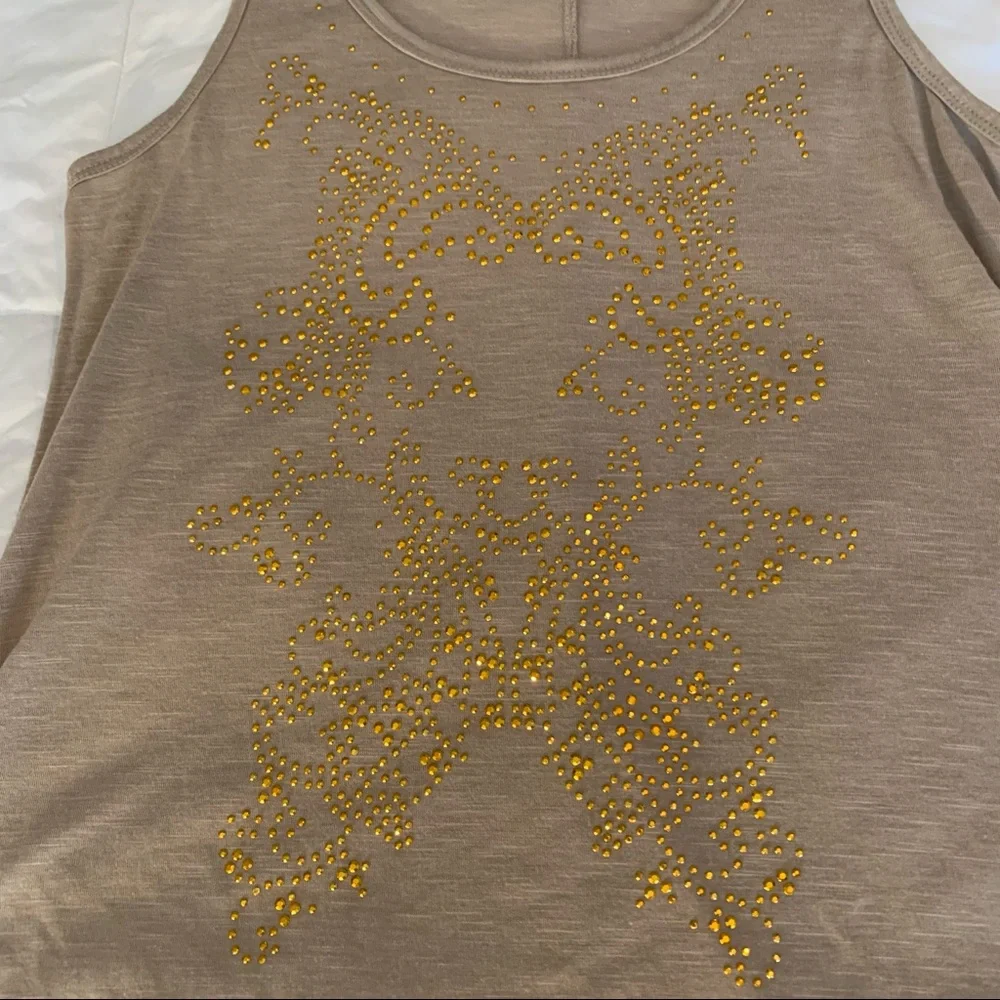 Wet Seal Butterfly Sparkle Tank Top L
